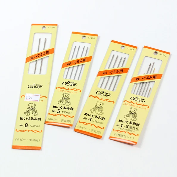clover ribbon Embroidery Leather sewing patchwork Curved needle