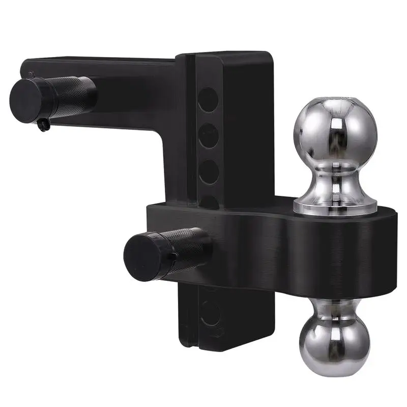 

Trailer Hitch Ball Mount Heavy Duty Drop Hitch With 6-Inch Drop/Rise Quiet Towing Hitch With Anti-Theft Pins Lock For Truck