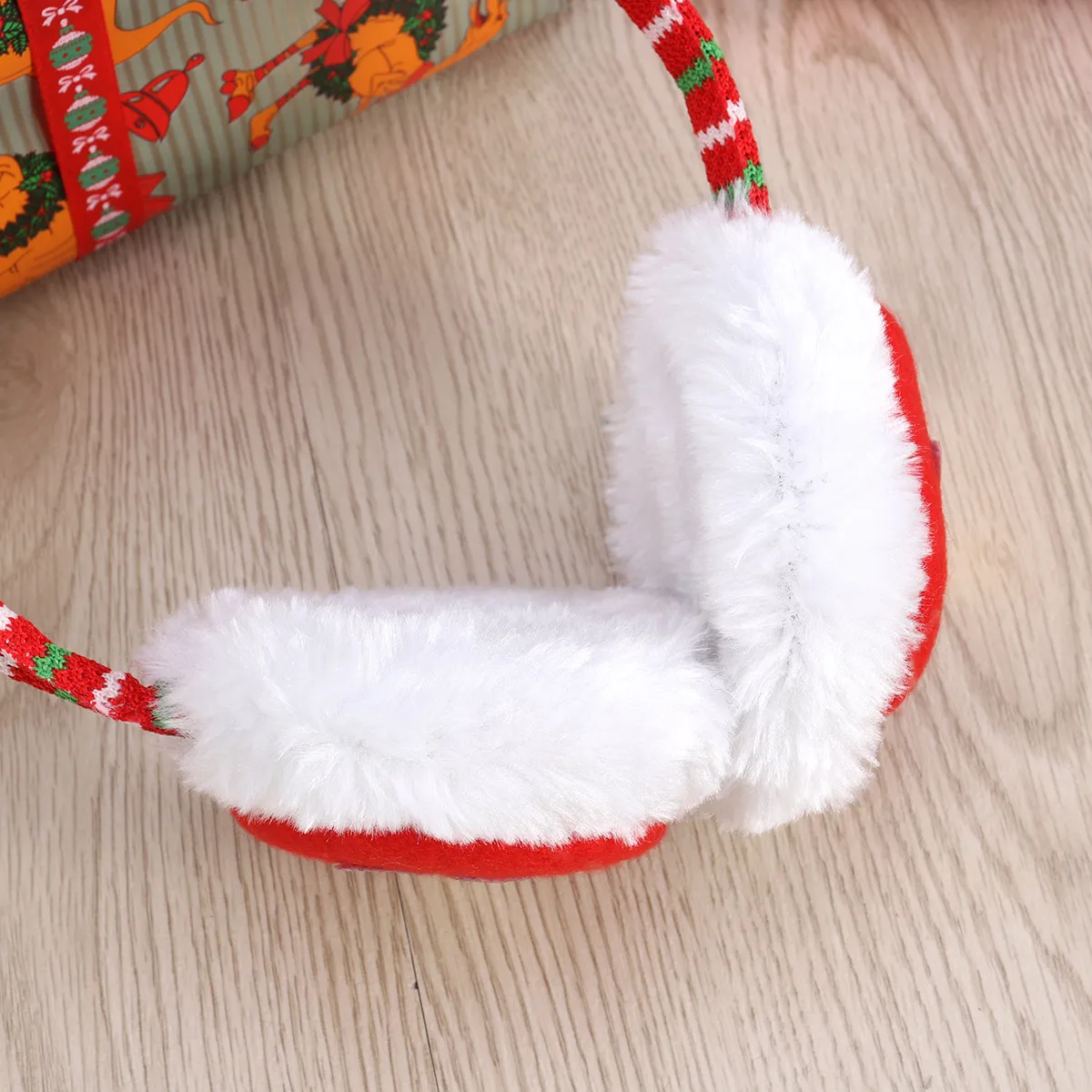 

Накладки на уши с рождественской тематикой, премиум-качество, противоскользящие, для холодной погоды, стильный зимний аксессуар, унисекс, рождественские наушники