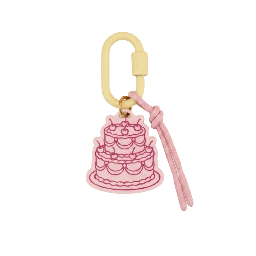 Acrylic Acrylic Keychain Rope Woven Contrasting Color Ice Cream Keychain Bag Decoration Fruit Series Bag Chain Charm Daily Use