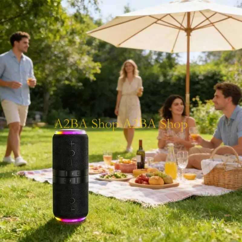 A2BA 2 In 1 Wireless Speaker With ABS Fabric Cover 2000mAh Energy Cell And 10M Wireless Reach For Immersive sound
