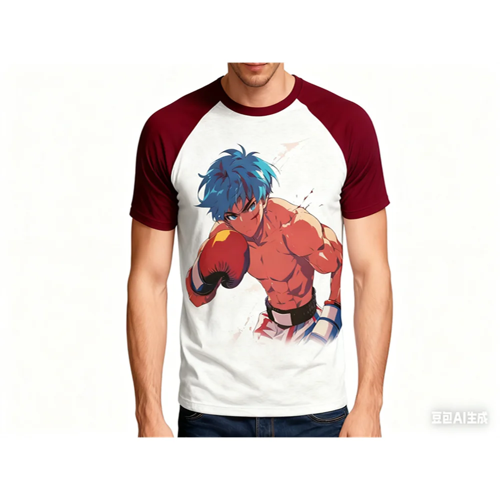 

Dazzling Cool Boxing Printed Men's T-shirt Daily Daily Fighting Training O-Neck Short Sleeve Leisure Fashion Quick Dry Pullover