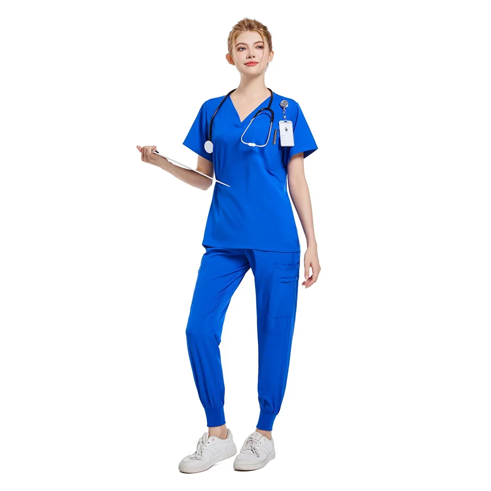 Wholesale Spa Pet Salon Medical Uniform Scrubs Hospital Working Scrubs Set Medical Supplies Nurse Dental Surgery Suit Workwear