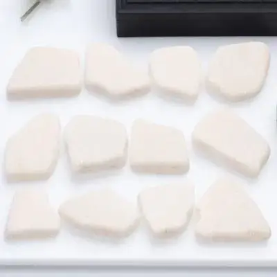 12Pcs Smooth DIY Painting Stones Polished Marble Rocks for Crafts Rock Painting Stones for DIY Art Decor Rocks to Paint