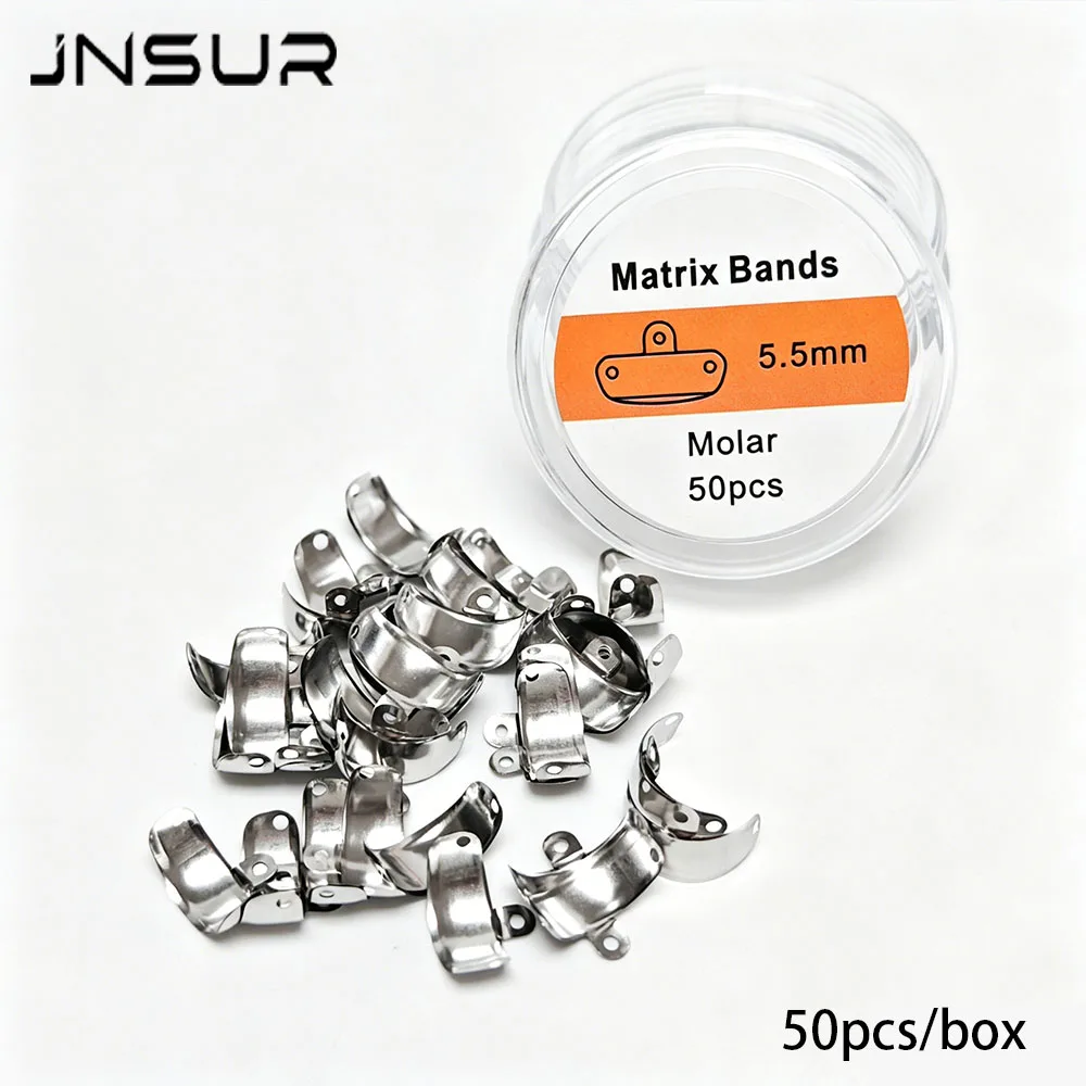 JNSUR Dental-Sektionalmatrizenbänder, M4 Split-Typ perforiertes Vorder- und Backenzahn-Formungssystem, Materialien für die restaurative Zahnmedizin – Detail 6