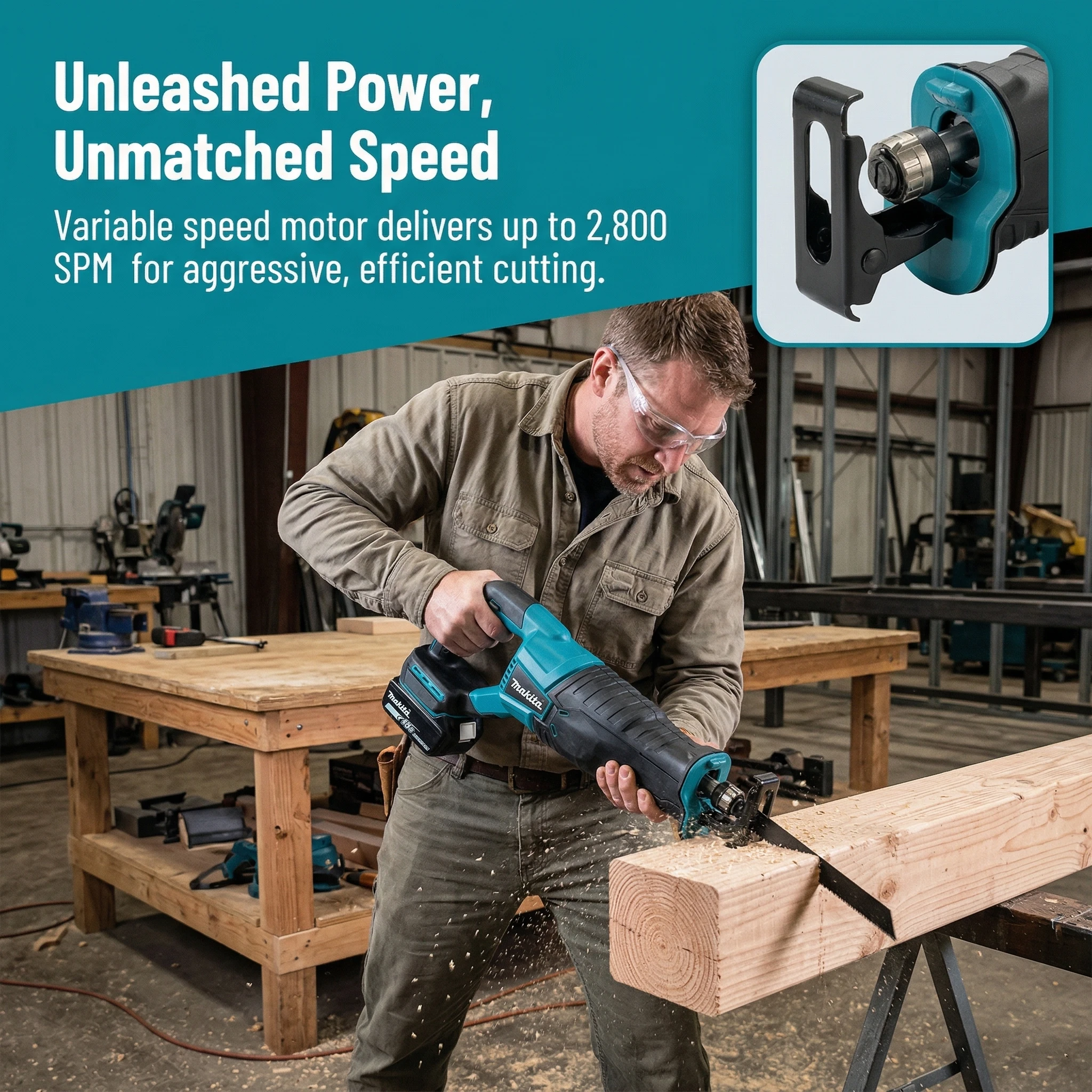 Sierra Recíproca Inalámbrica M - Reciprocating Saw Cordless reseña y precio