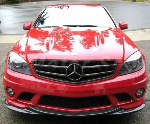 

Car Accessories Carbon Fiber Front Lip Fit For 2008-2010 MB W204 C63 AMG Sedan L1 Style Front Bumper Lower Spliter Lip