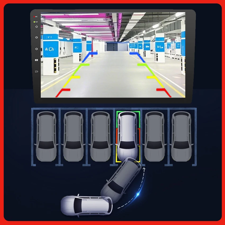 Камера заднего вида CCD HD «рыбий глаз» для Volkswagen Polo Hatchback MK5 2009 2010 2011 2012 2013 2014 2015 2016 2017 Автомобильный монитор