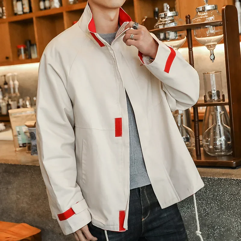 

2023 Men's New Spring and Autumn Wear New Coat Korean Fashion Casual Jacket Work Jacket