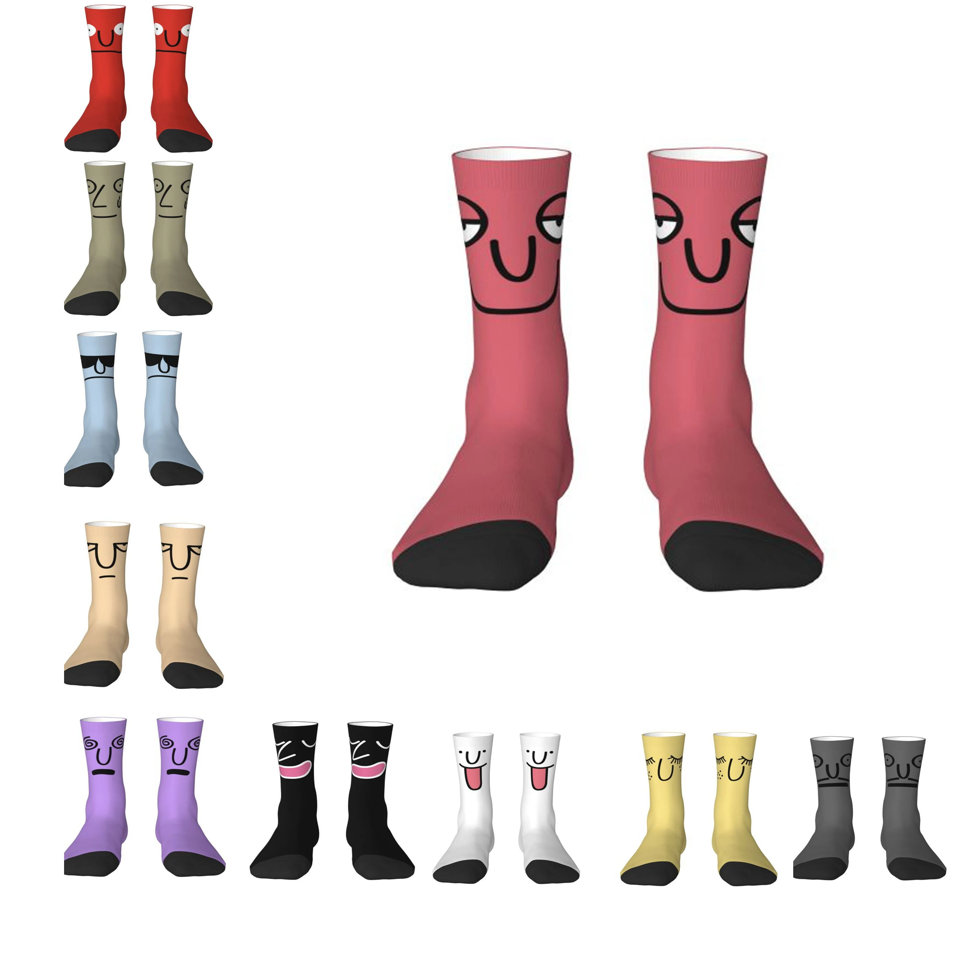 Korea Funky Socks Spring Funny Expression Stockings Funny Couple Quality Socks Design Outdoor Sports Non Slip Socks