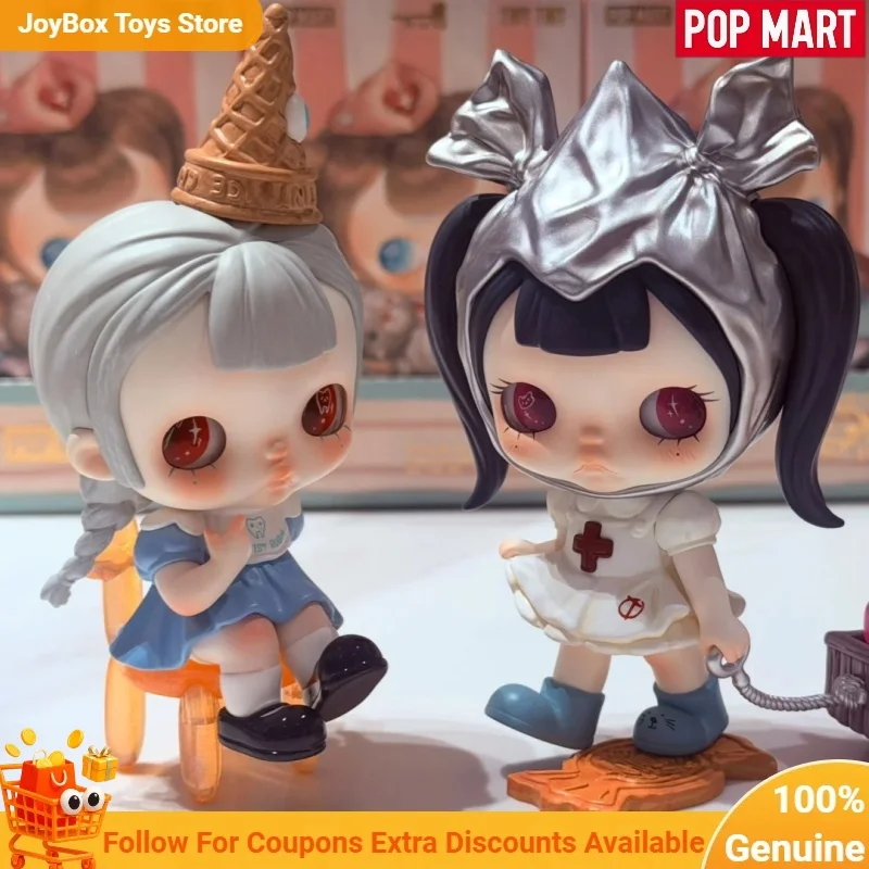 Оригинальный POPMART Caja Blind Box TinyTiny Act 1 Sugar Therapy Room, коллекционная аниме-фигурка, настольное украшение, рождественский подарок, игрушка.