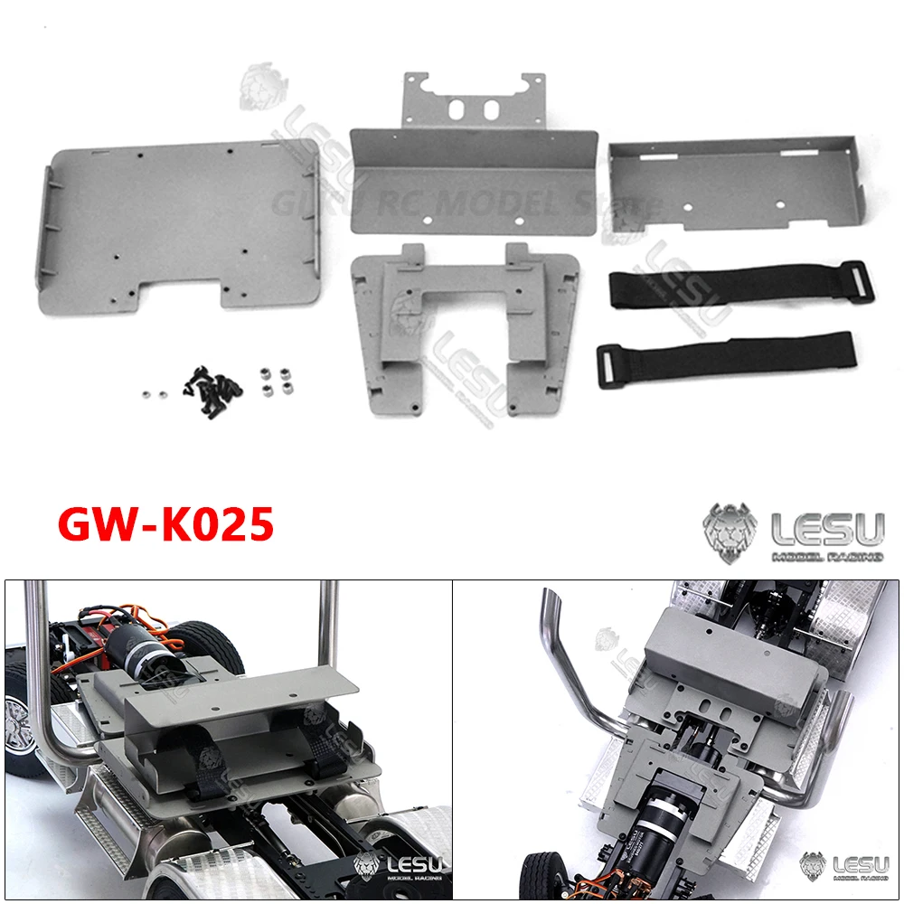 

LESU 1/14 RC Truck Model Second Floor Plate Set GW-K025 for Tamiya King American Traction Truck Upgrade Parts
