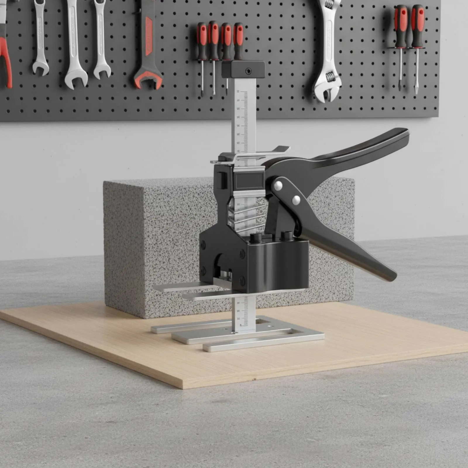 Tile Height Adjuster Multi-Functional Door Panel Elevate Tool Manual Cabinet Lifter Portable Handheld Lifting Lifter Sturdy Duty