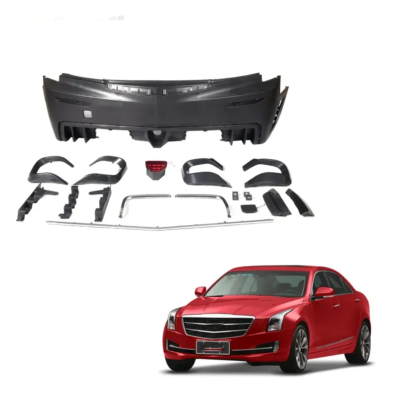 

Auto Parts PP Plastic Rear Bumper for Cadillac ATS 2013 2014 2015 2016 2017 2018 2019