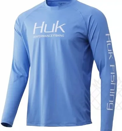 2025 HUK قميص صيد بأكمام طويلة للحماية من الأشعة فوق البنفسجية سريع الجفاف وخفيف الوزن ومسامي للصيف في الهواء الطلق #4