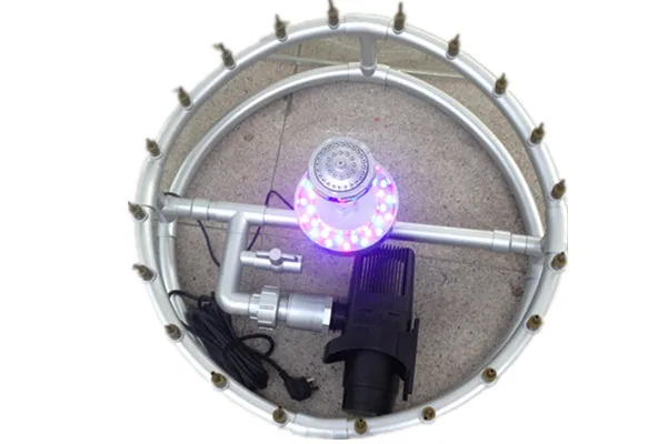 Hot selling：Colorful Floor Fountain Stainless Steel Musical Dancing Fountain LED Water Fountain