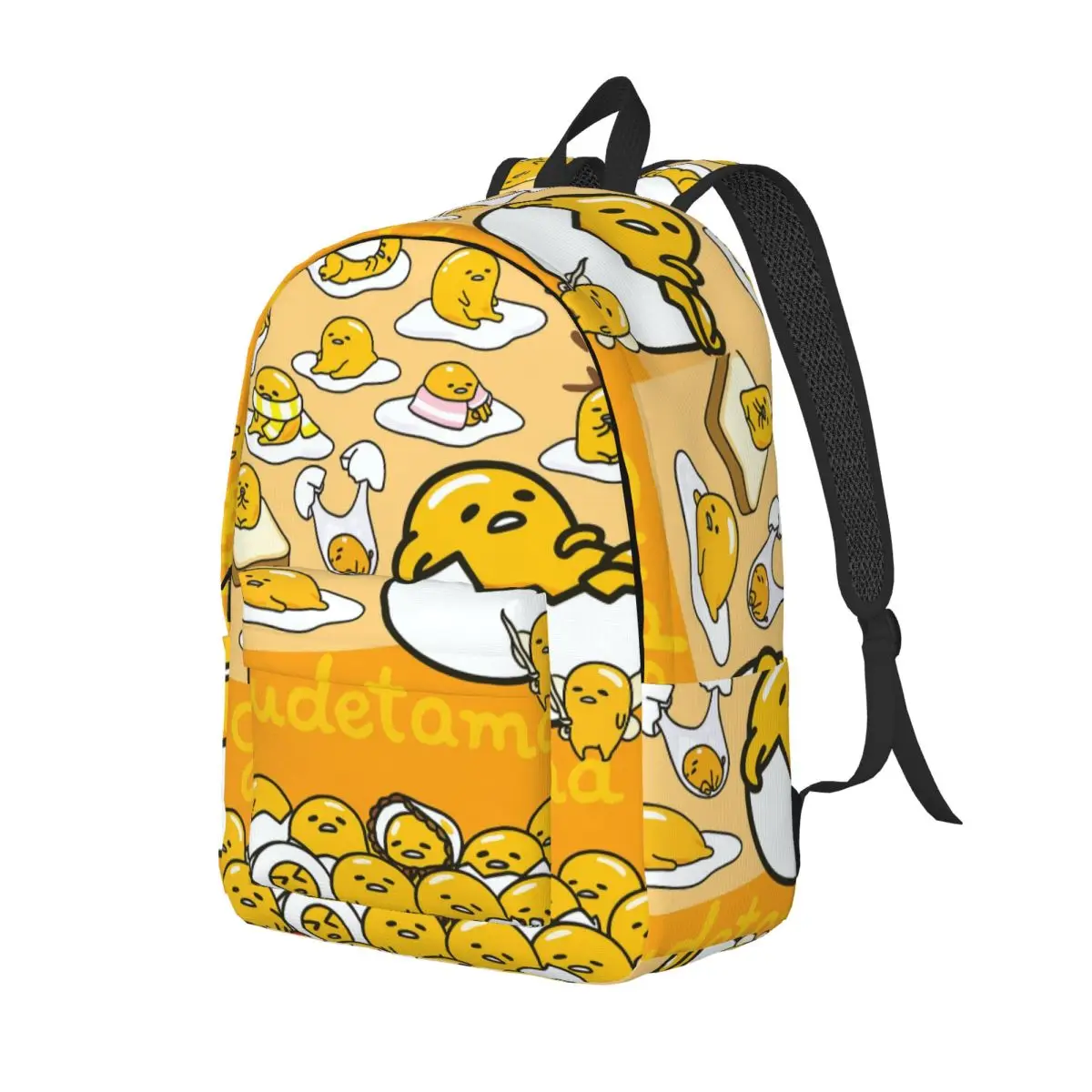 Gudetama Cute Egg Cartoon Backpack Middle High College School Student Bookbag Teens Daypack Durable