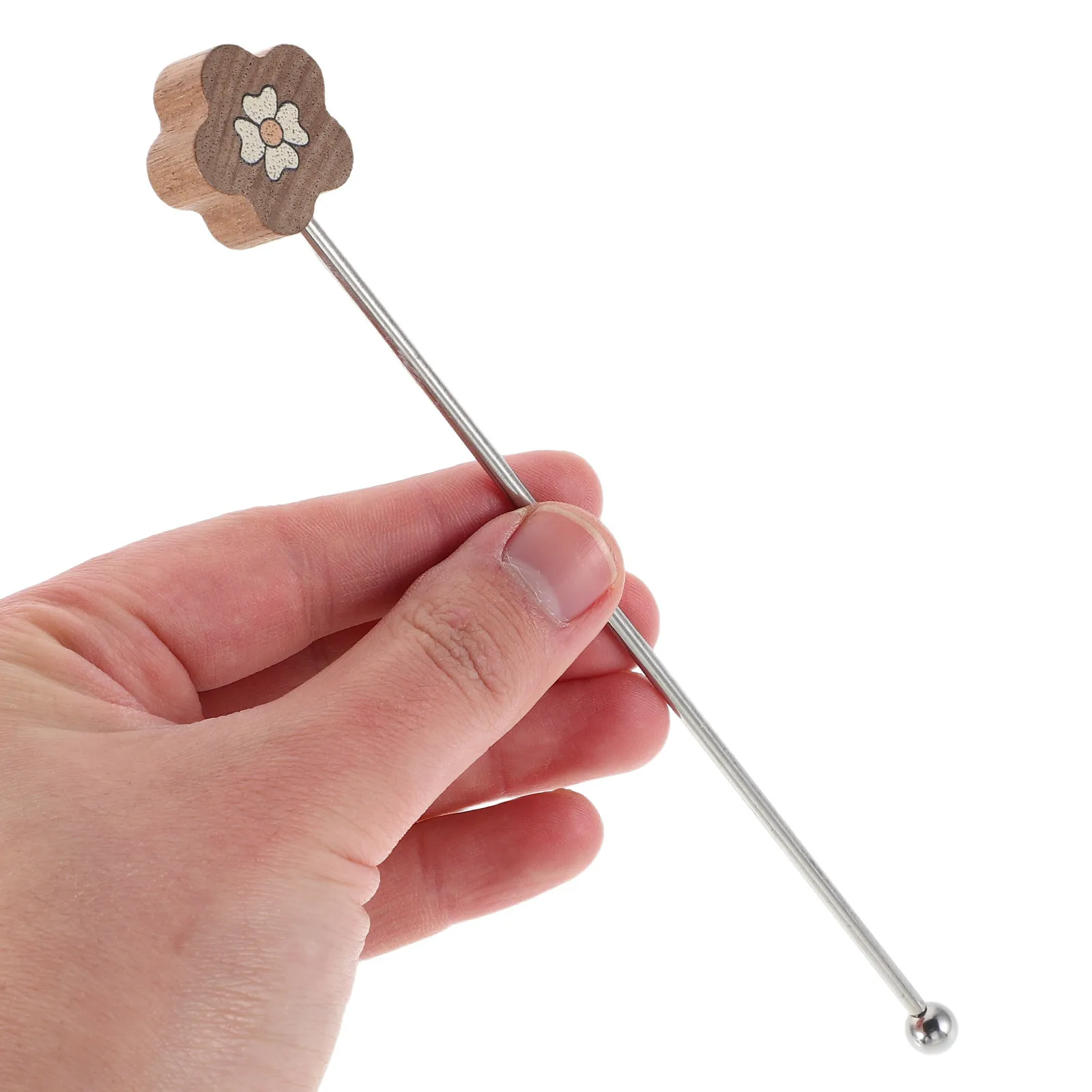

3 Pcs Retro Coffee Mixer Stir Spoons Spinner Sticks Reusable Paddle Metal Espresso Stirring Drink Stirs Stirrers