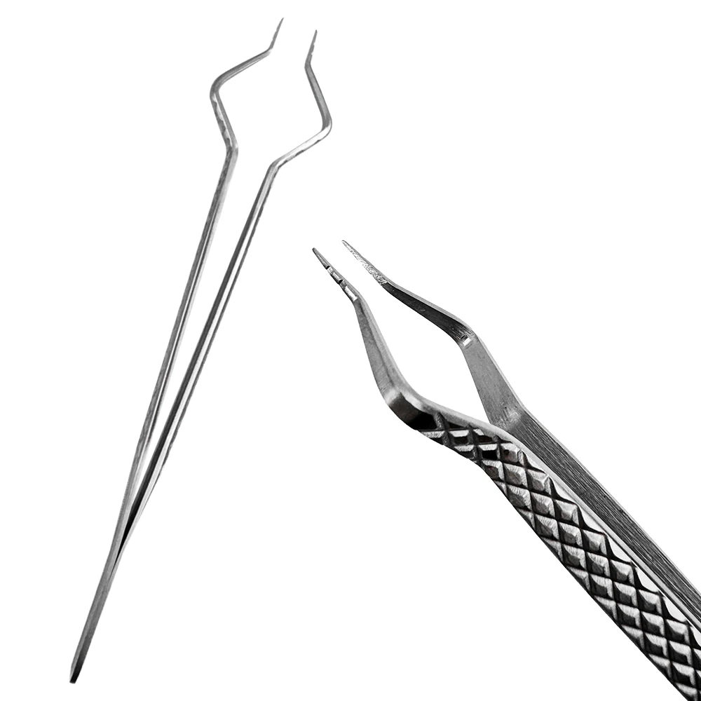 New style grafting eyelash tweezersstainless steel high precision hairseparation tweezers