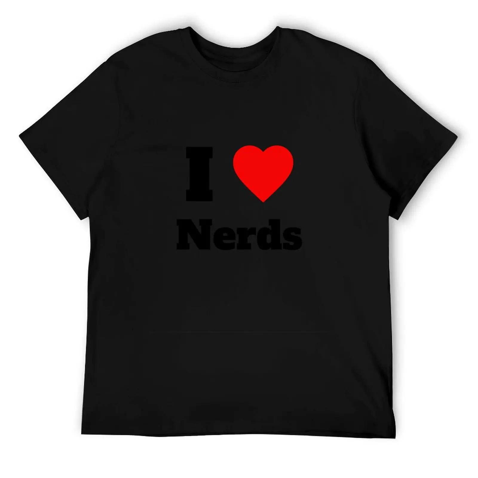 

I Love Nerds I Heart Nerds 2 T-Shirt man t shirt cotton high quality t shirts cotton 100% T-Shirt