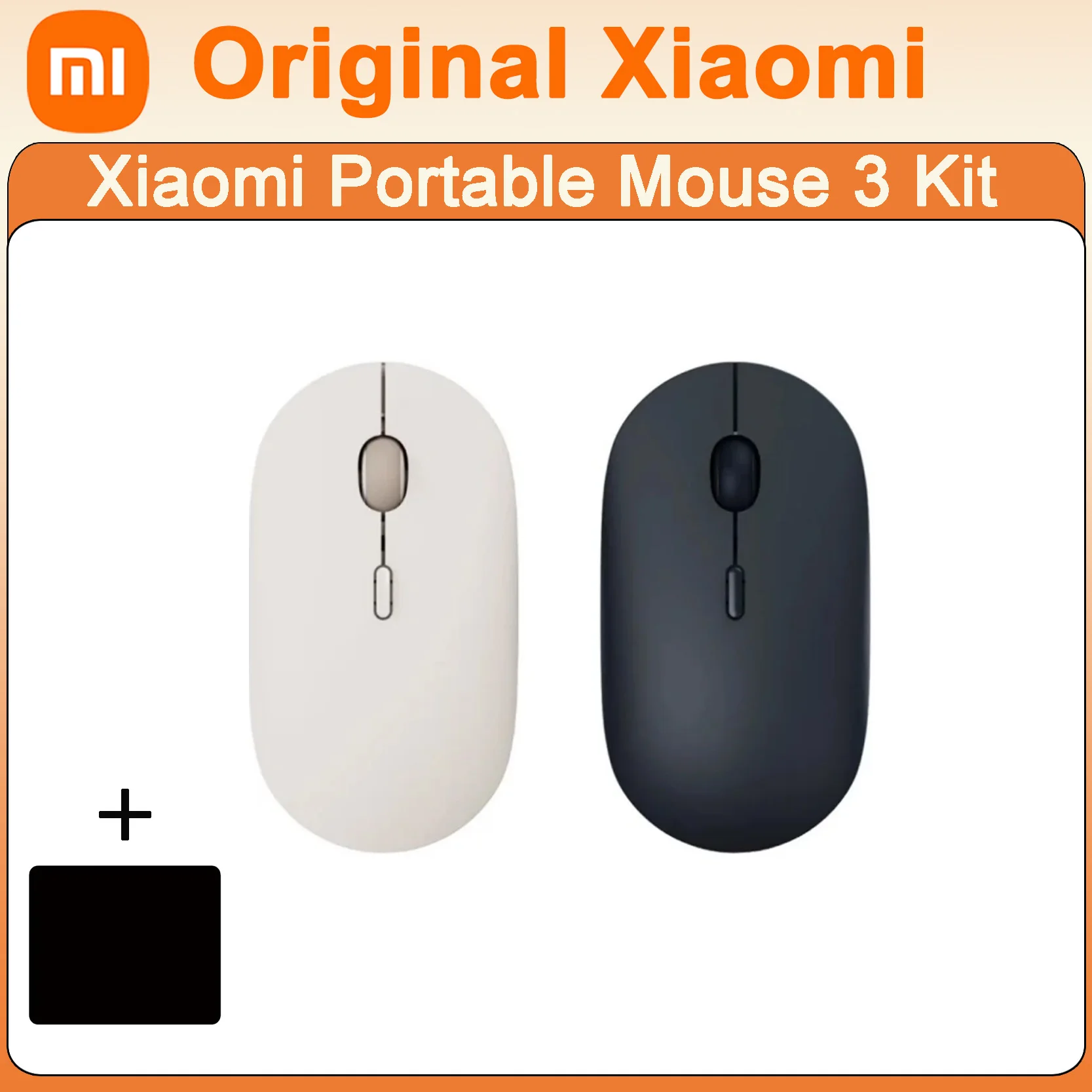 

Original Xiaomi Portable Mouse 3 Wireless Bluetooth Kit Dual Mode 4 DPI Ergonomic Optical Lightweight Business Office Mouse
