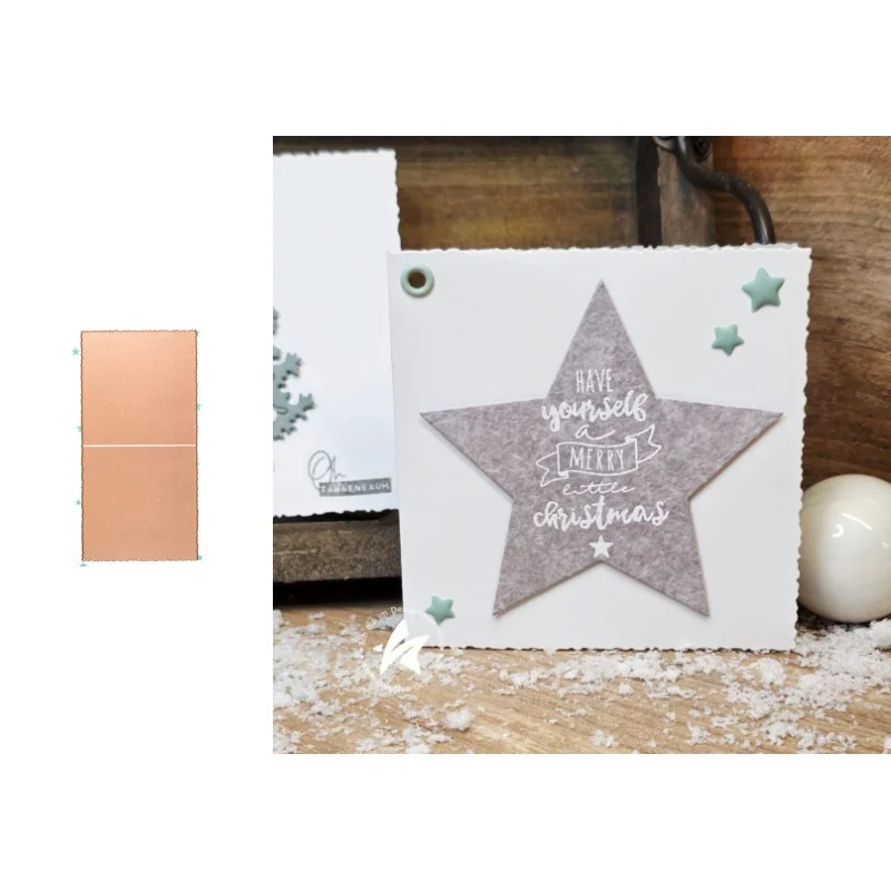Neue Ankunft Presell Weihnachten Stanzformen und Stempel für DIY Scrapbooking/Fotoalbum, dekorative Prägung, DIY-Papierkarten