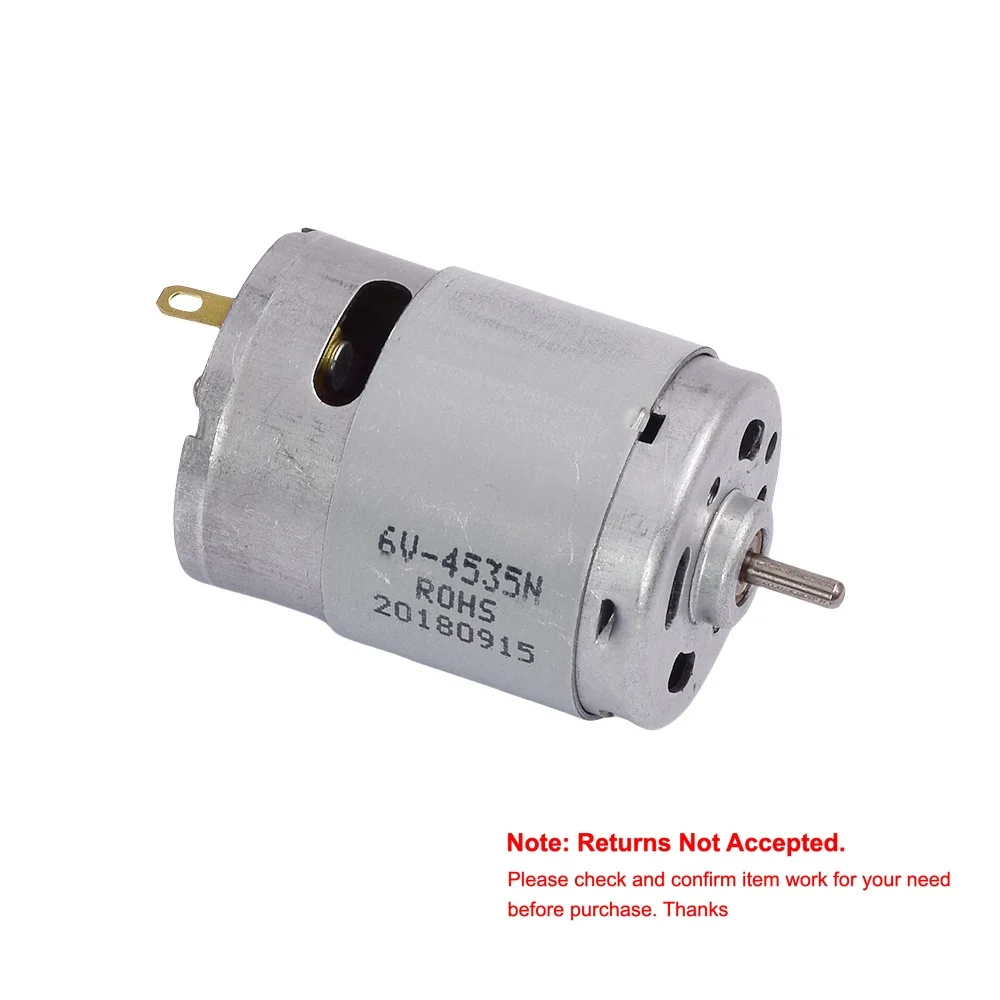 Micro RS-380PH-4535 Motor DC 3.7V-7.4V 6V High Speed Micro RS380 Electric Motor for Toy Ship Boat Model/Hand Drill Screwdriver