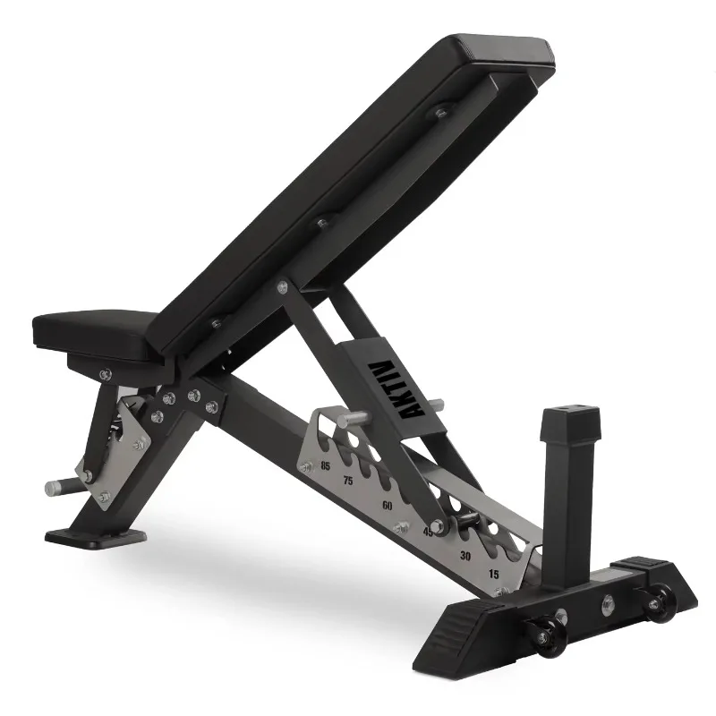 YTYINAKTIV Black Hawk Pro Adjustable Weight Bench - 10-Position Incline/Flat Gym Bench For Dumbbell & Barbell Workouts