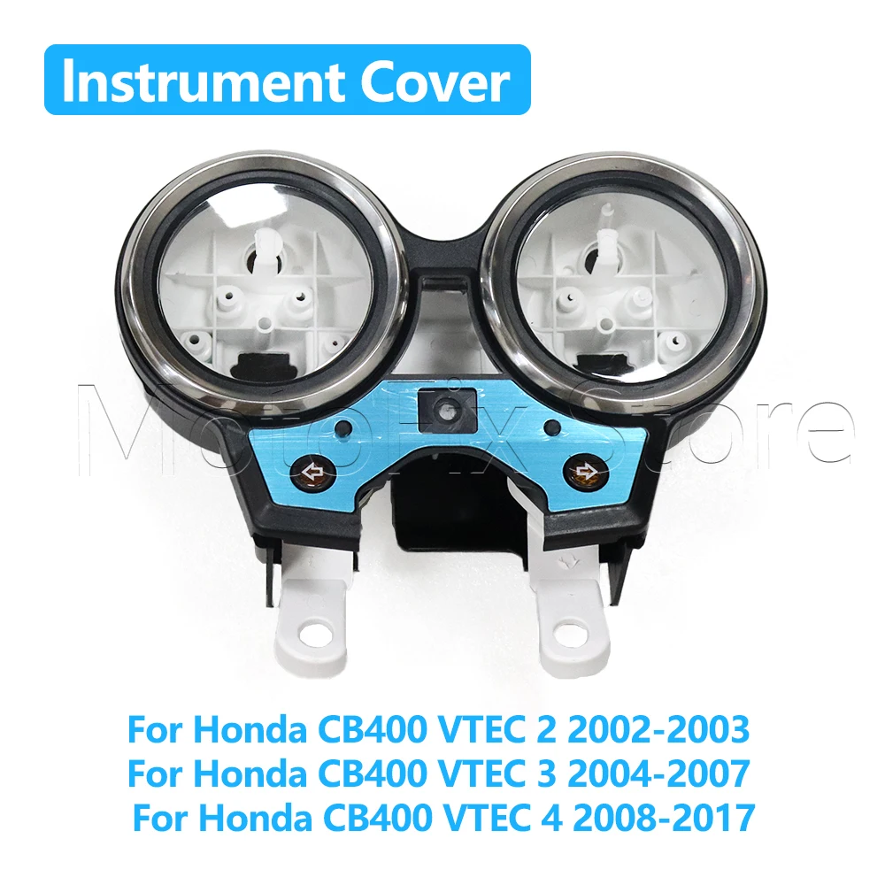

For Honda CB 400 CB400 VTEC 2 2002-2003 VTEC 3 2004-2007 VTEC 4 2008-2017 Motorcycle Speedometer Tachometer Gauge Cover