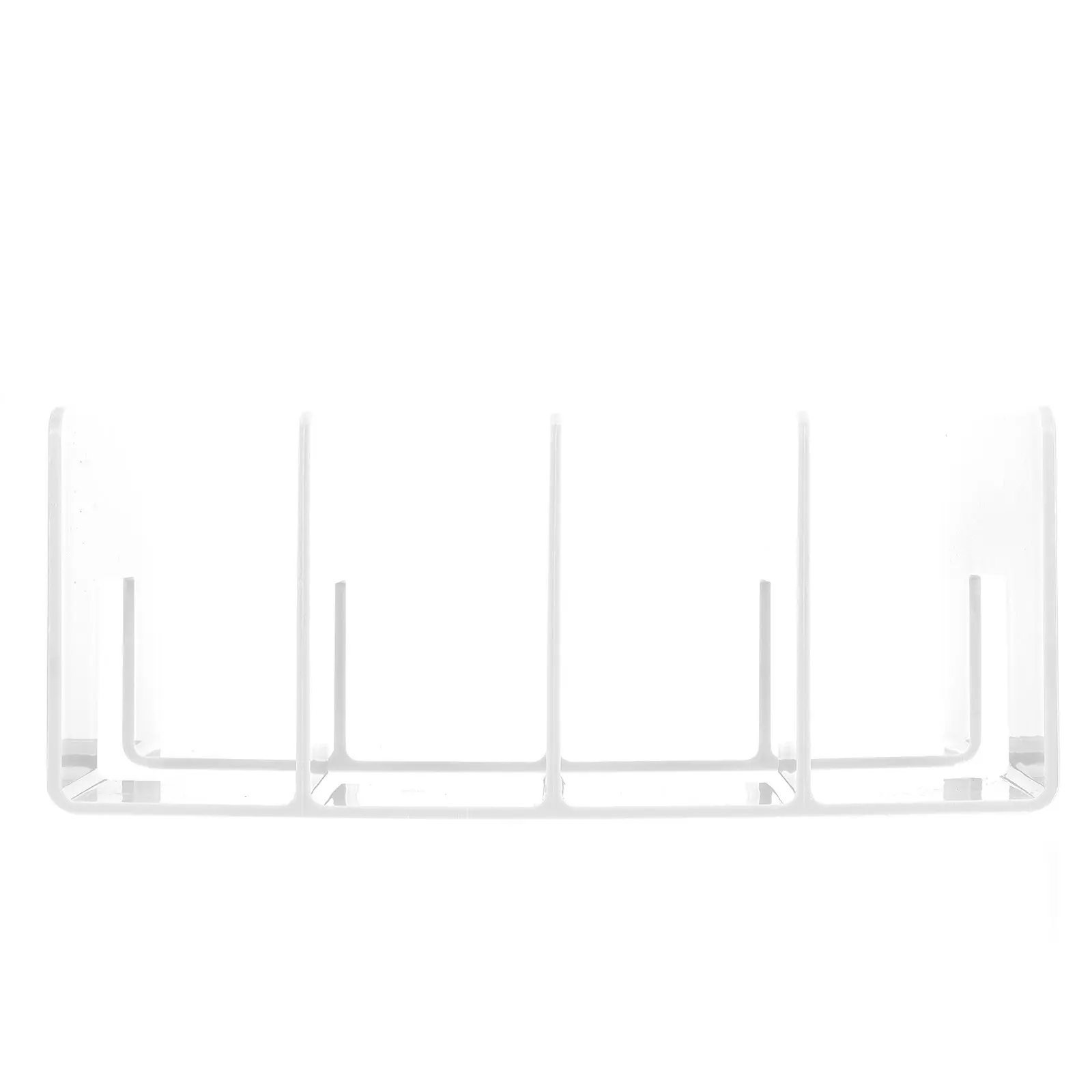 

1Pcs Acrylic Bookend Heavy Duty Book Stopper Smooth Edge Bookend Support for Books Organization in Study Room Classroom Book