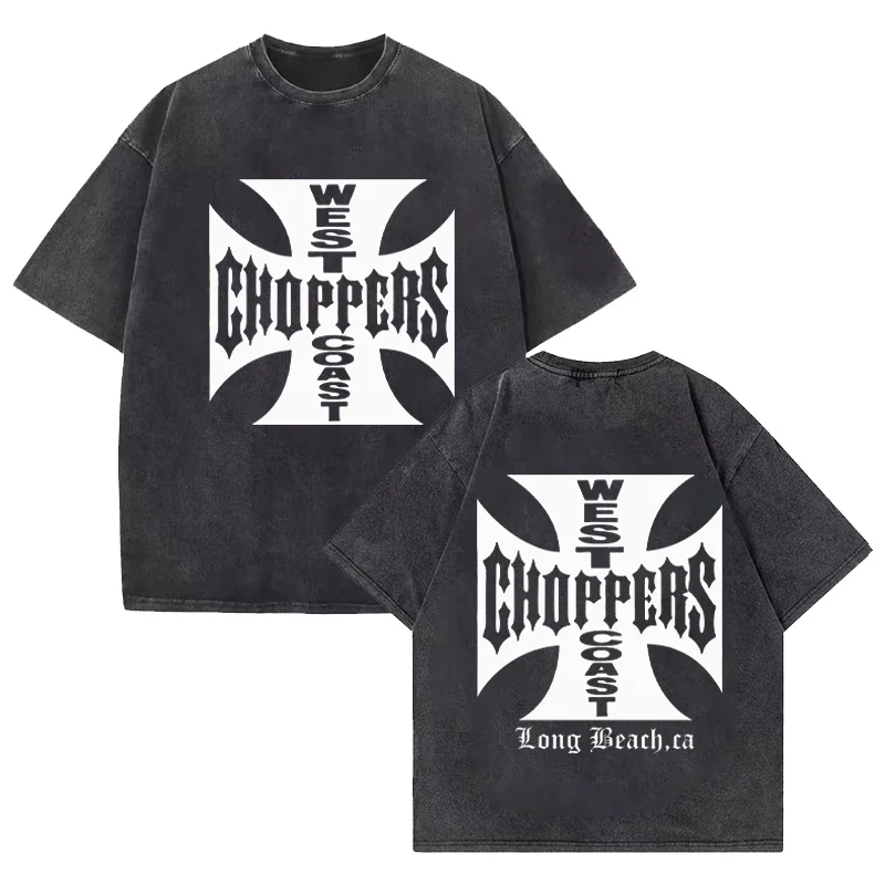 Paul Walker Shirt West Coast Choppers Vintage Washed T shirt Men