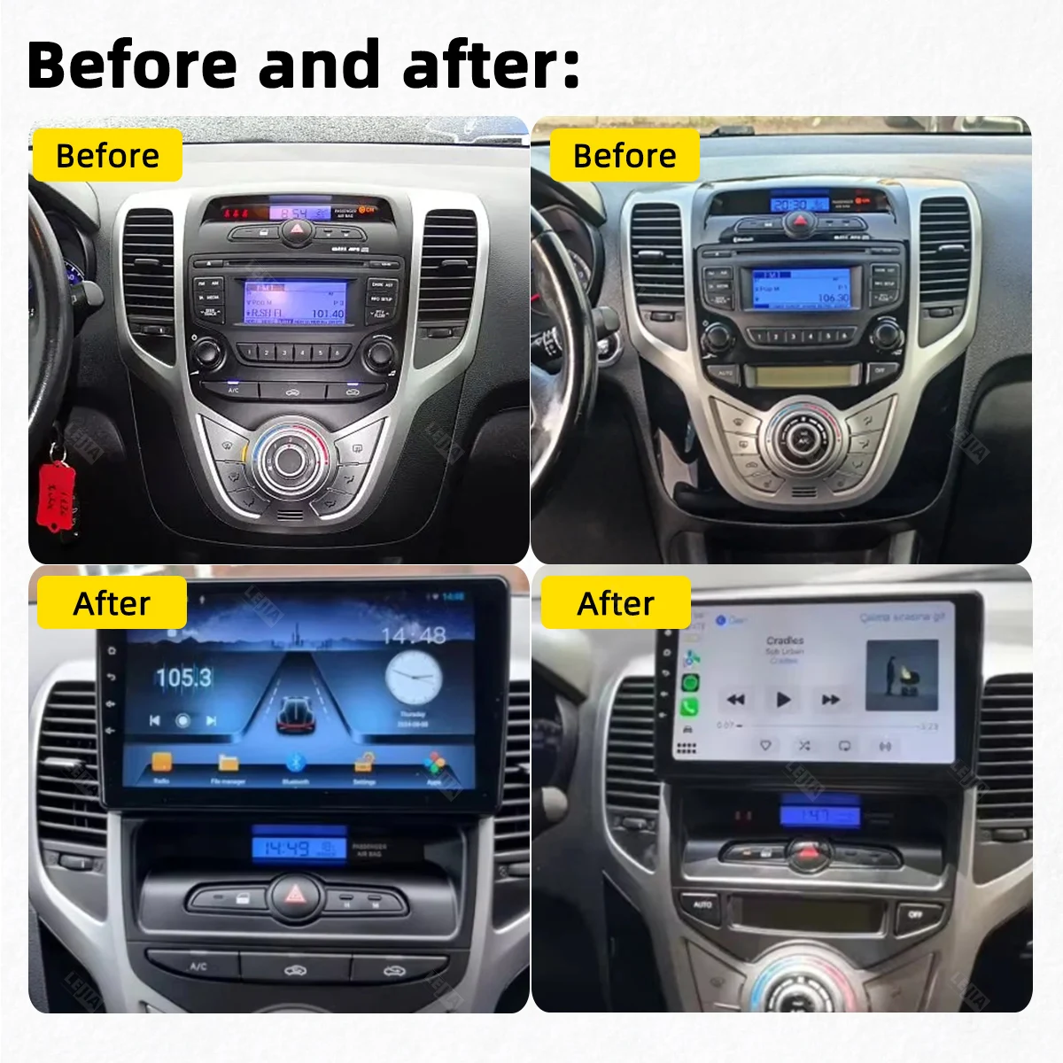 Car Multimedia For Hyundai ix20 ix-20 2010 - 2023 Android Car Radio Carplay GPS Navigation Autoradio 2 Din Head Unit Stereo DSP