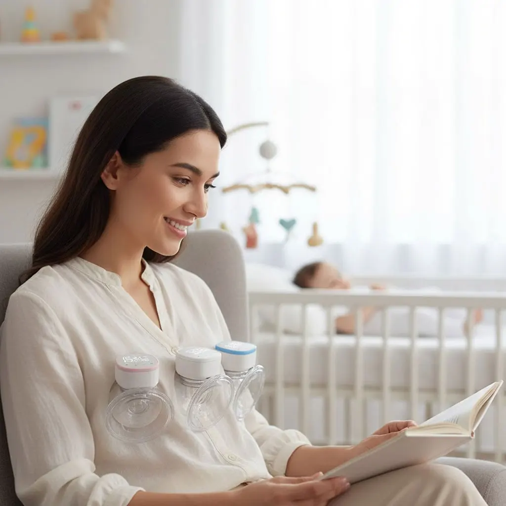 

Free Support Fully Automatic Large Suction Silent Breast Pump Portable Wearable Electric Breast Pump