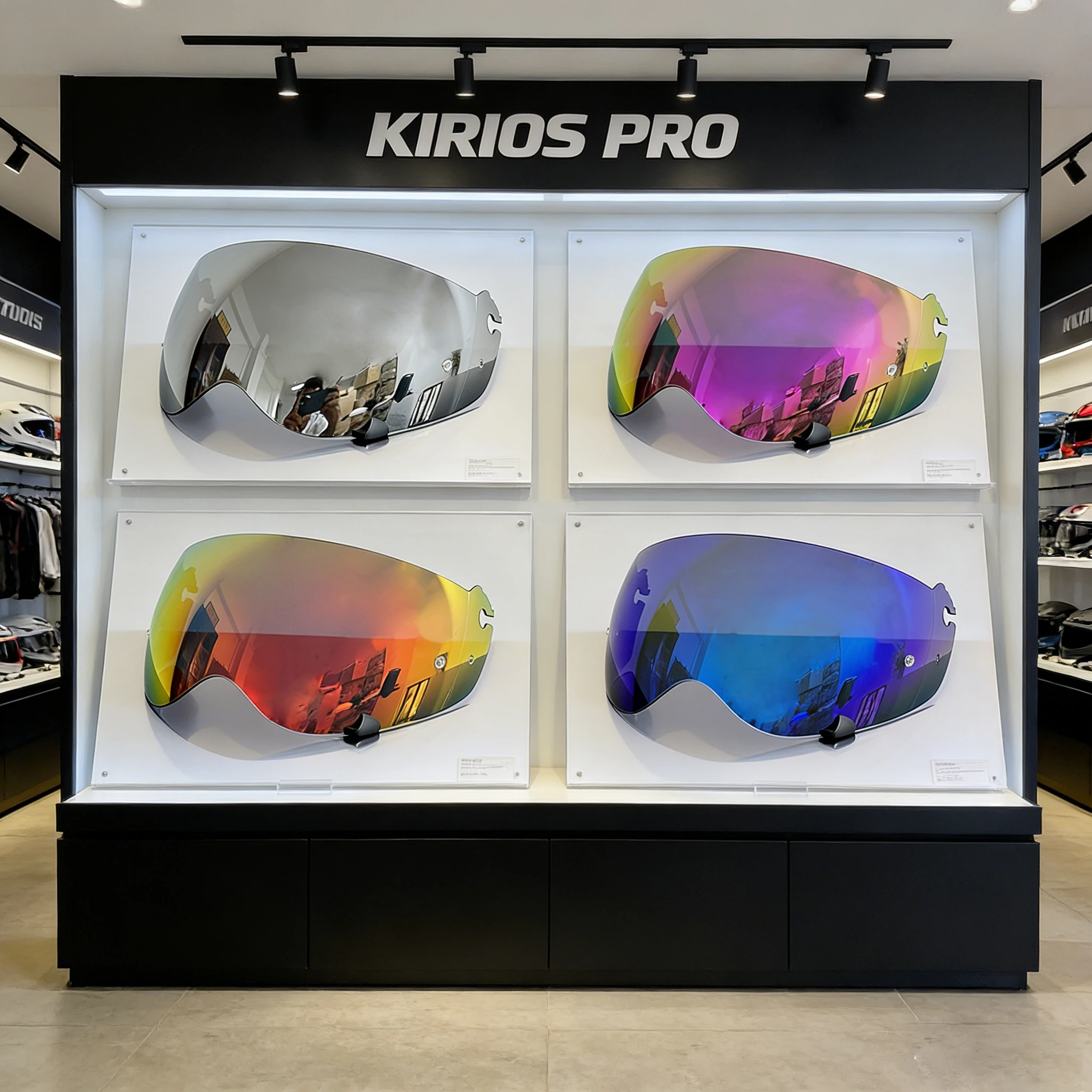Motorradhelm-Visier-Ersatzlinse für Klim Krios Pro Helmvisier UV-Visier