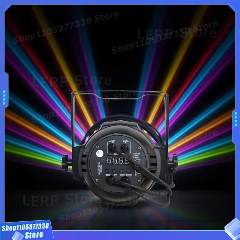 54x3W RGBWA LED Par Light DMX512 Voice Activated Stage Lighting Full Color Wash Effect for Wedding Party Dance Studio Event