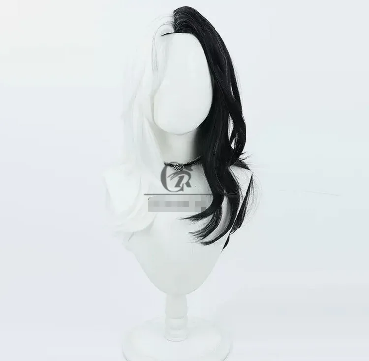 Goddess of Victory: Nikke Rosanna Cosplay Wigs 68cm Long White And Black Hair