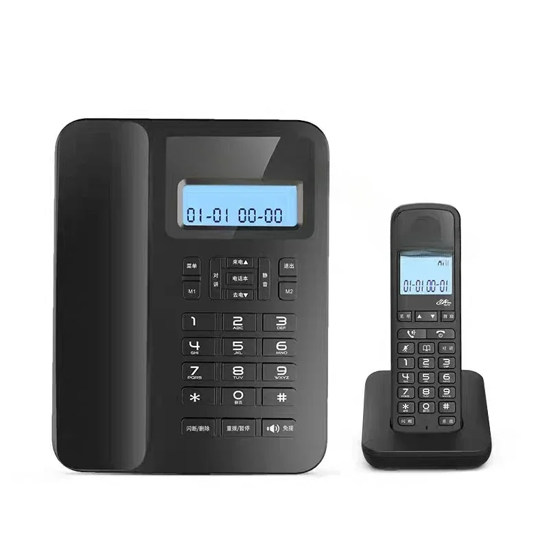 

Digital cordless telephone, fixed telephone, sub-machine, office home