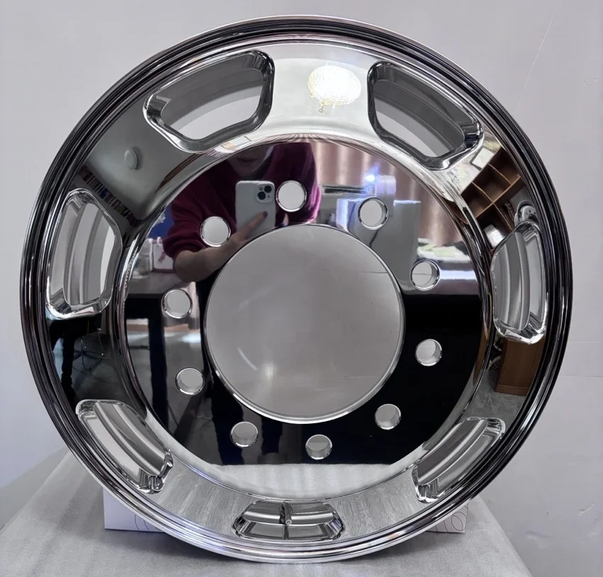 Heavy Duty  24.5 Aluminum Alloy Truck Wheels Chrome Rims
