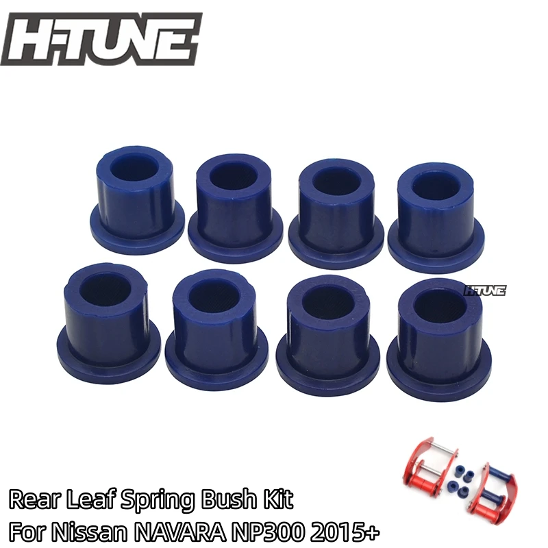 Rear Leaf Spring Shackle Upper and Lower Polyurethane Bush Kit For NAVARA NP300 2015+