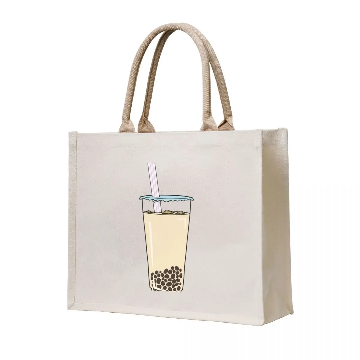 

Boba Tea Tote Bag Eco bag Customizable tote bag shopping bags foldable custom tote