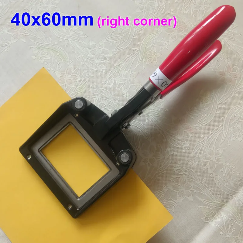 1pc Hand Held Passport ID License Photo Punch Cutter ID Card Credit Card Cutter 35x45mm Round Corner Cutter 33x48mm 25x35mm