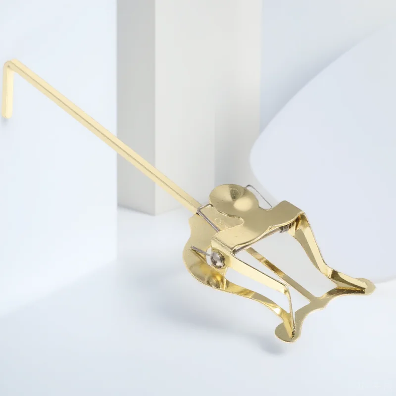 

Portable Spectral Clip Trumpet Lyre Holder Accessories Instrument Harp Metal Golden Trombone