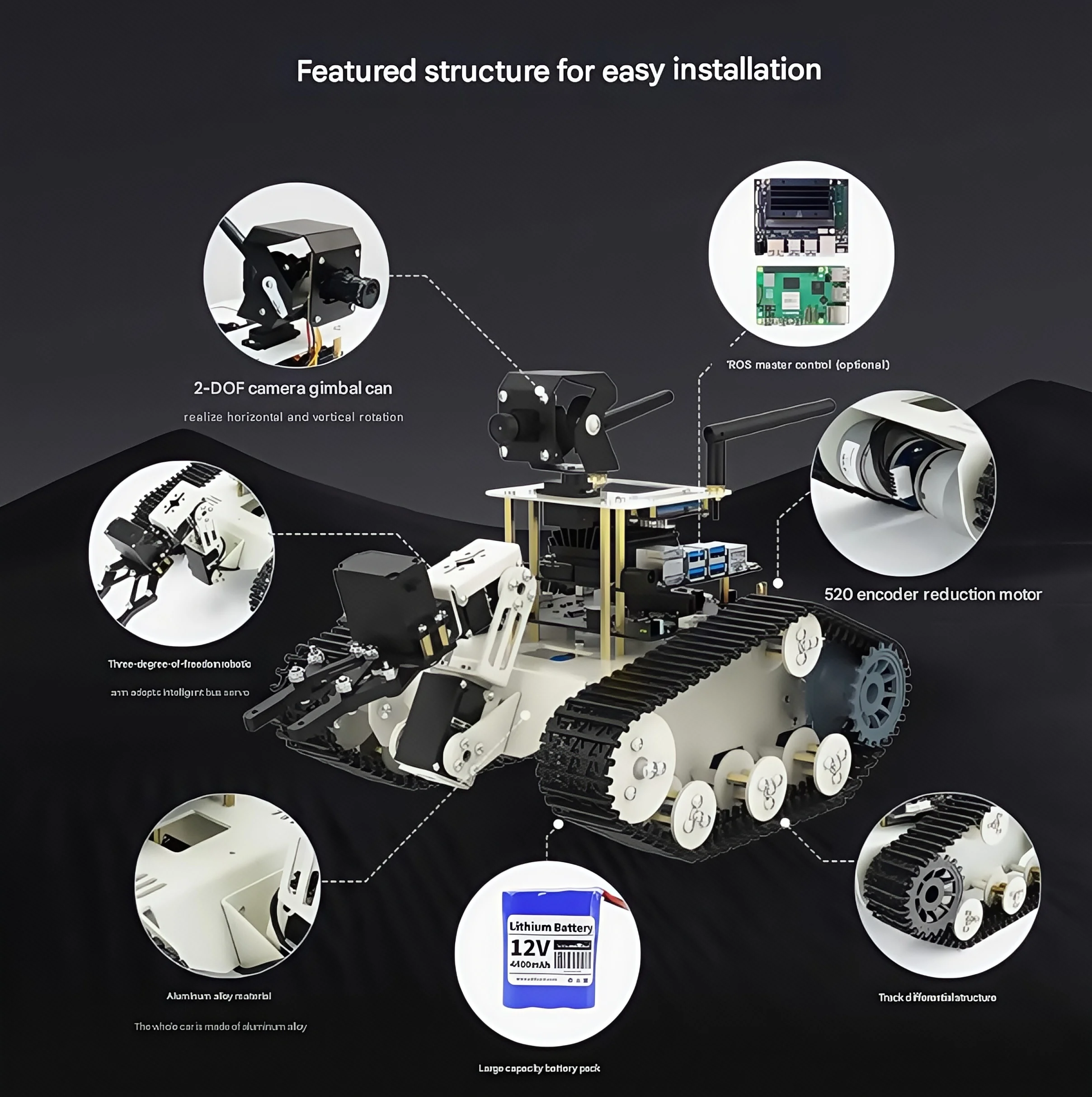 آلة JETSON للسيارة AI Vision ROS ذراع آلي للذكاء الاصطناعي القيادة المستقلة بيثون راسبيري بي 5