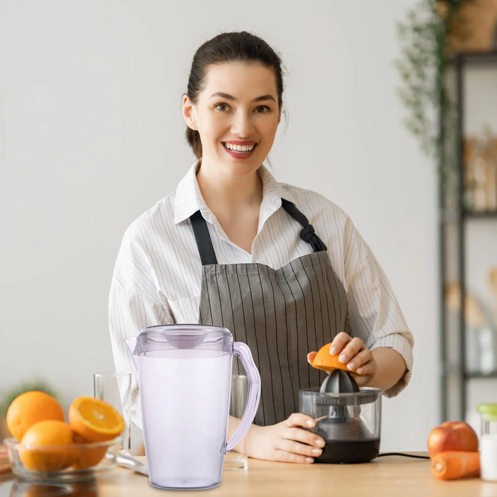 1Pcs Large Capacity Premium Plastic Cold Water Kettle for Juice Lemon Tea Flower Tea Beverage Storage Multipurpose Household