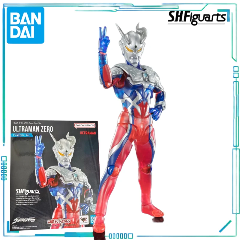 BANDAI Echt S. H. Figuarts-serie Beweegbaar speelgoed Ultraman-serie Eks Ultraman, Ultraman Sairo Kleur transparant, rood koningsmodel