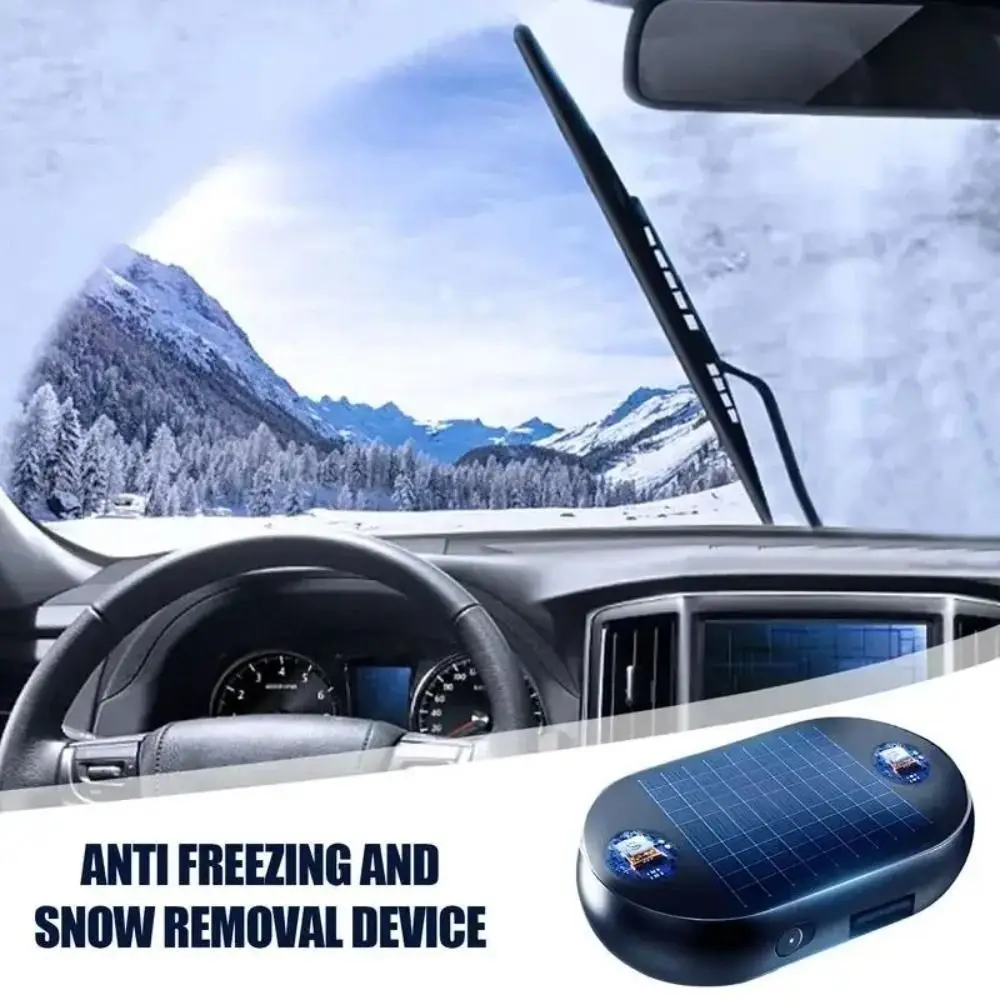 Ice and Snow Removal Anti-ice Snow Remover Instrument Defrosting Defogging Car Snow Removal Device Fast Efficient Solar Powered