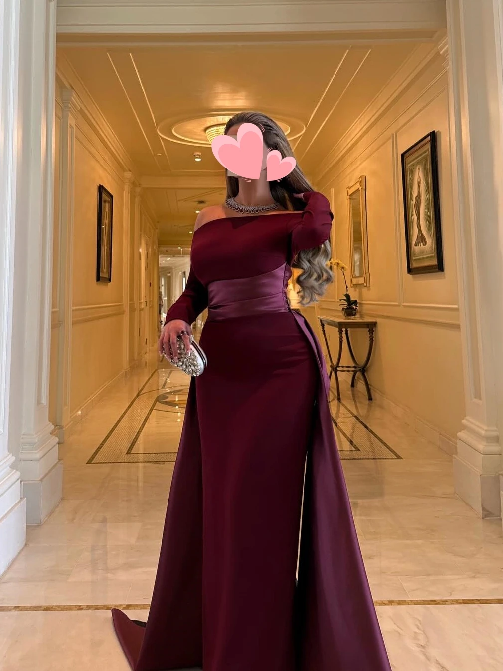 Abito Oisslec elegante vintage dolce sexy in raso rosso con scollo a barchetta moda personalizza occasioni formali abito da ballo abiti da festa da sera