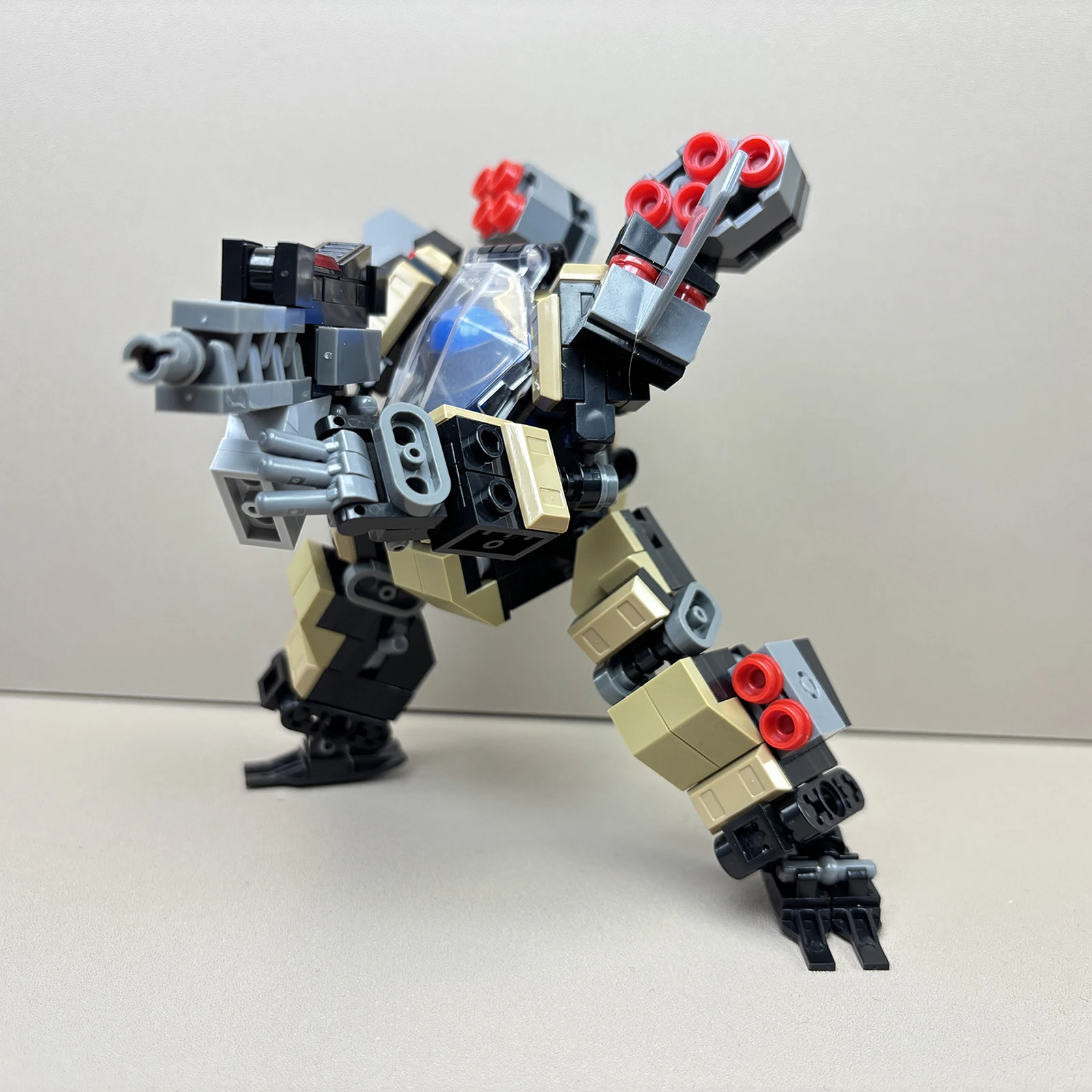 273 pçs deserto viper mech blocos de construção robô soldado batalha mech guerreiro figura ação modelo crianças montagem criativa brinquedo presentes