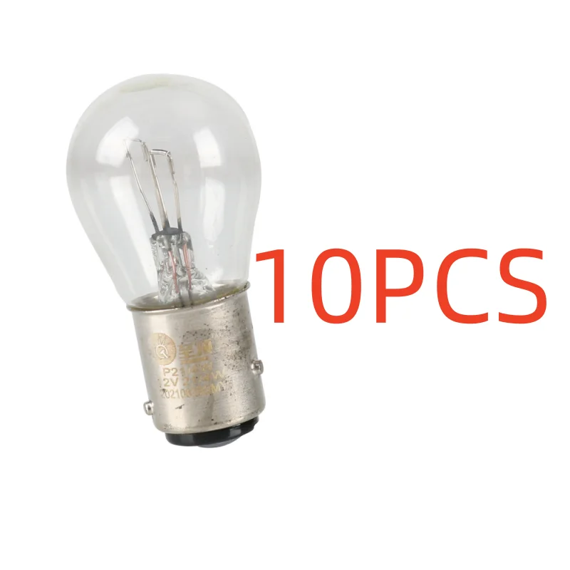 

NEW 10x Top Quality long service life 12V 21/4W Double thread high and low angle White Halogen Light Car Headlight Bulb