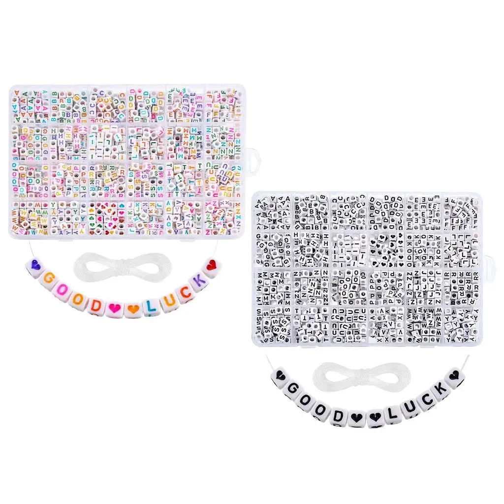 

1200pcs/lot 6mm Acrylic Beads Square Russian Alphabet Letter Love Beads for Hanmade Craft Making DIY Scrapbook Decoration